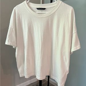 Abercrombie & Fitch White Cropped Top